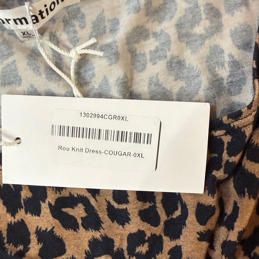 Reformation Leopard Print Maxi Dress - Brown and Black - Picture 3 of 7